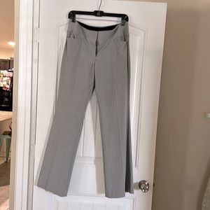 Express wide leg dress pants in light gray